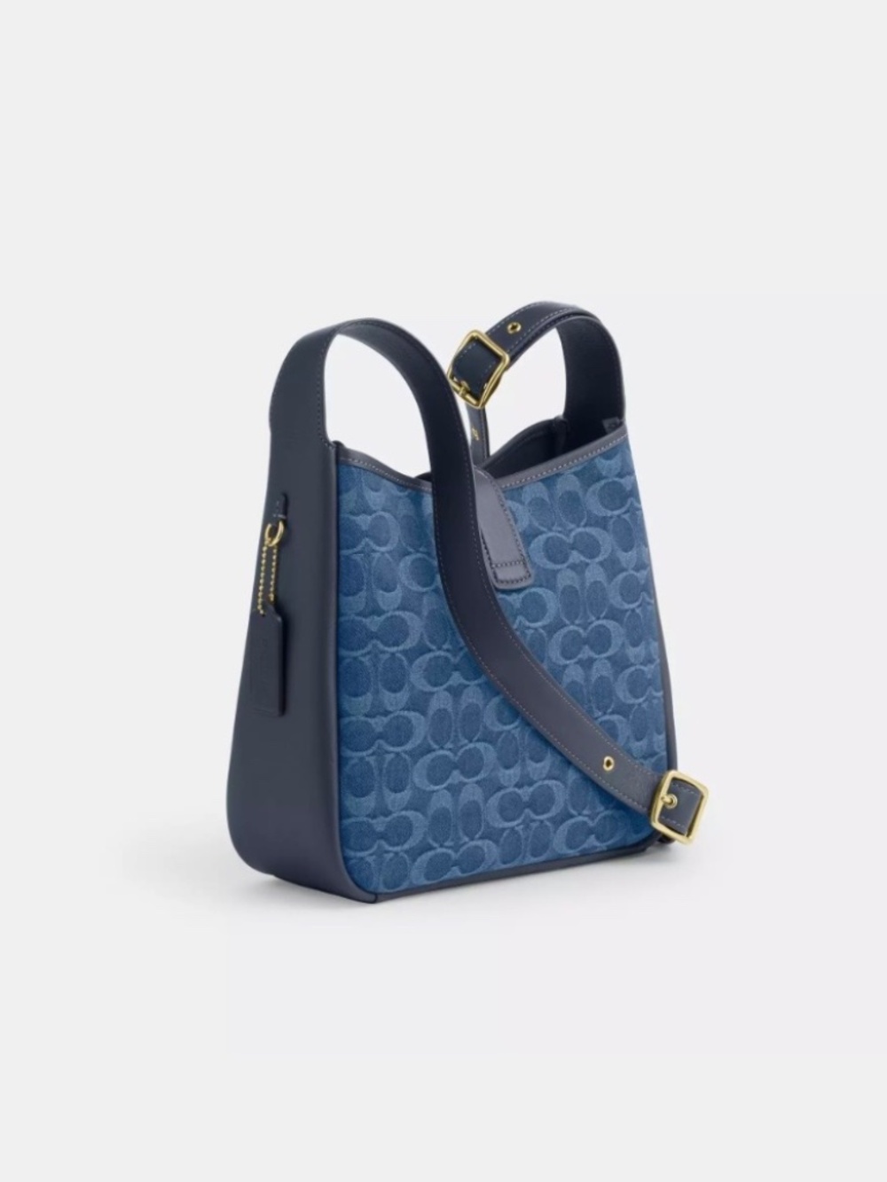 Coach Hadley Convertible Crossbody Bag In Signature Denim - Picture 2 of 13